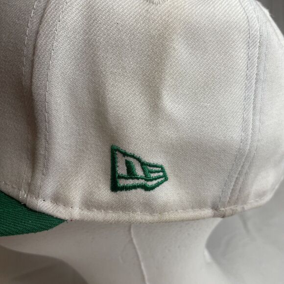 Los Angeles Lakers 7 1/4 White Green Taco Hat NWT - Picture 5 of 7